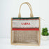 Customized Jute & Canvas Lunch Bag for Christmas